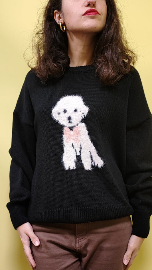 Maglione mezzo peso cagnolina