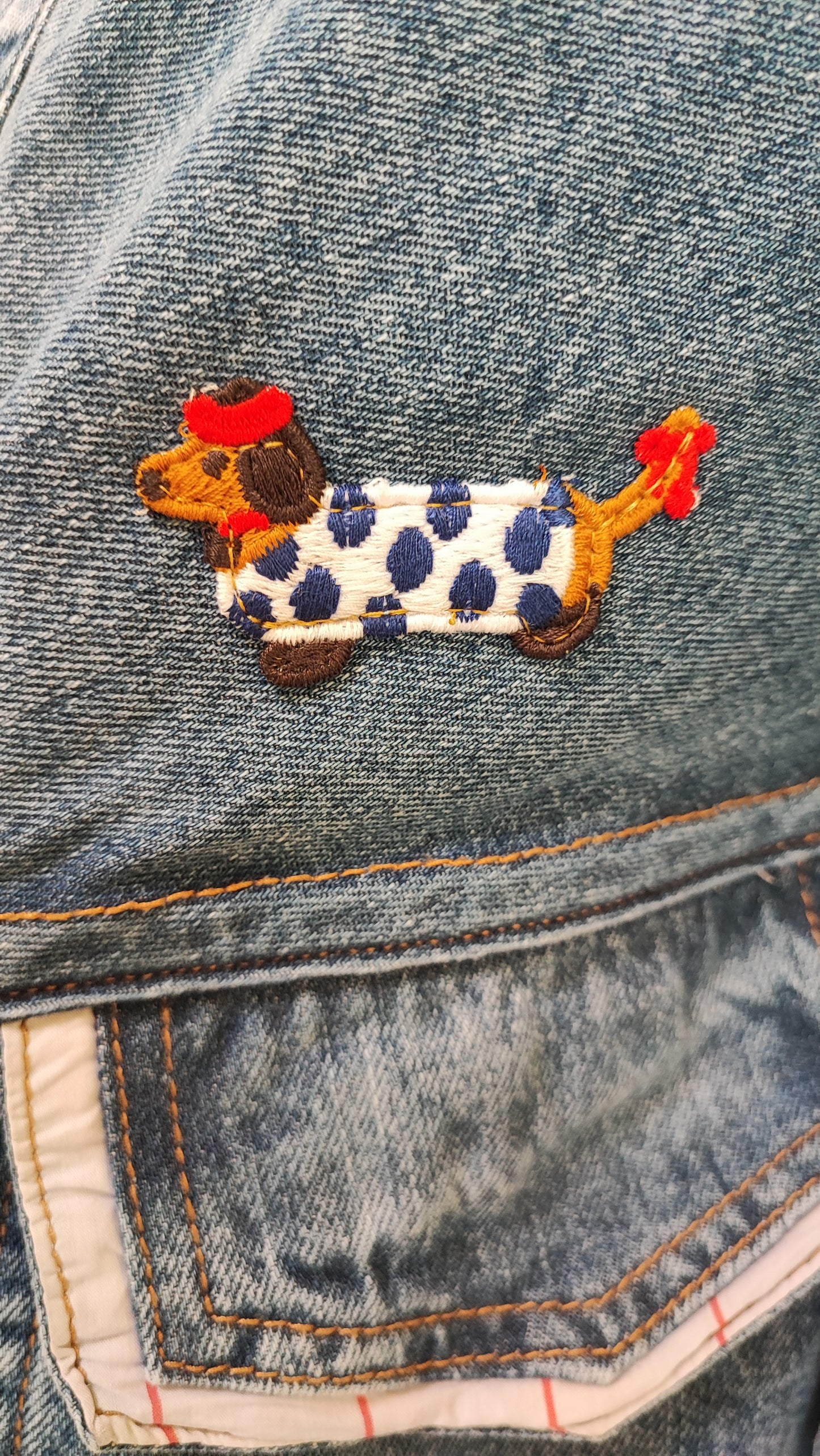 Giacca jeans bassotto