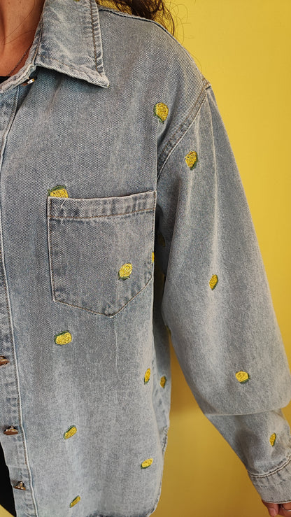 Giacca jeans limoni