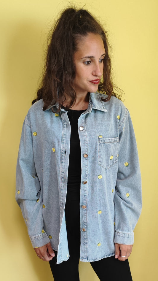 Giacca jeans limoni